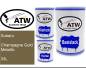 Preview: Subaru, Champagne Gold Metallic, 33L: 500ml Lackdose + 500ml Klarlack + 250ml Härter - Set, von ATW Autoteile West.